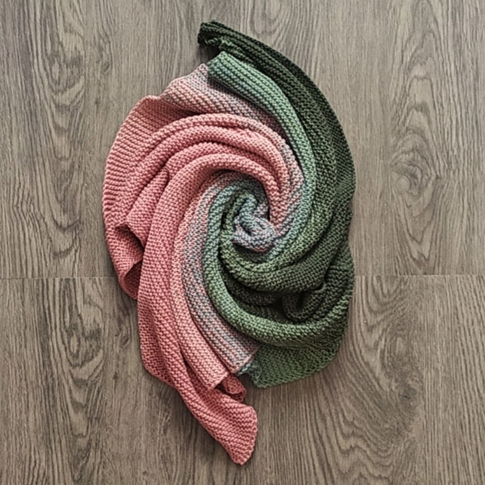 Ombre Baby or Lap Blanket